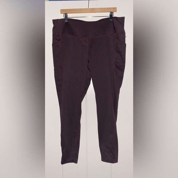 Mondetta Performance Luxury Brushed Jacquard High Waist Leggings Women XXL - Picture 6 of 10